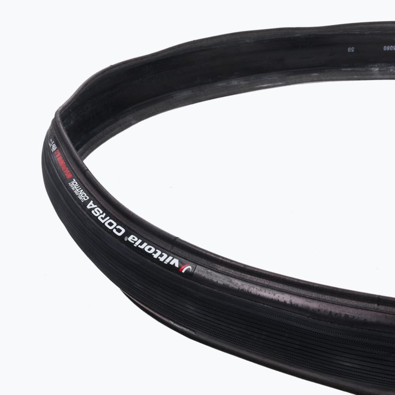 Vittoria Corsa Control TLR G2.0 700x25C schwarz rollend Reifen 11A.00.105 3