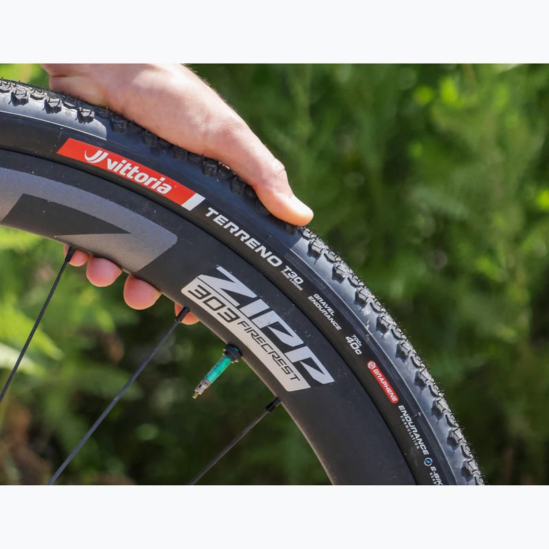 Fahrradreifen Vittoria Terreno T30 G2.0 TLR Gravel Endurance 700x40c Schwarz/Braun 5