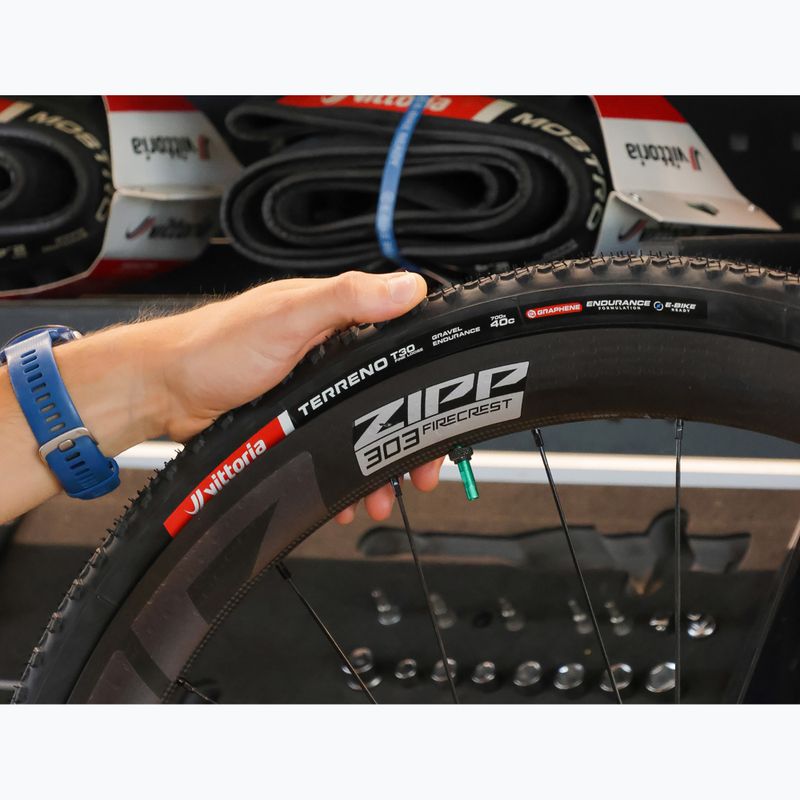 Fahrradreifen Vittoria Terreno T30 G2.0 TLR Gravel Endurance 700x40c Schwarz/Braun 6