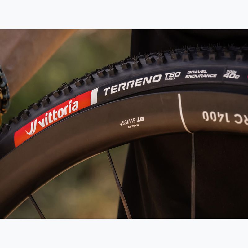 Fahrradreifen Vittoria Terreno T60 G2.0 TLR Gravel Endurance 700x40c Schwarz/Braun 5