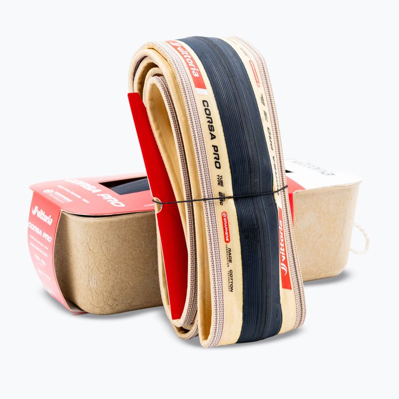 Fahrradreifen Vittoria Corsa Pro G2.0 700 x 30C black/beige 6