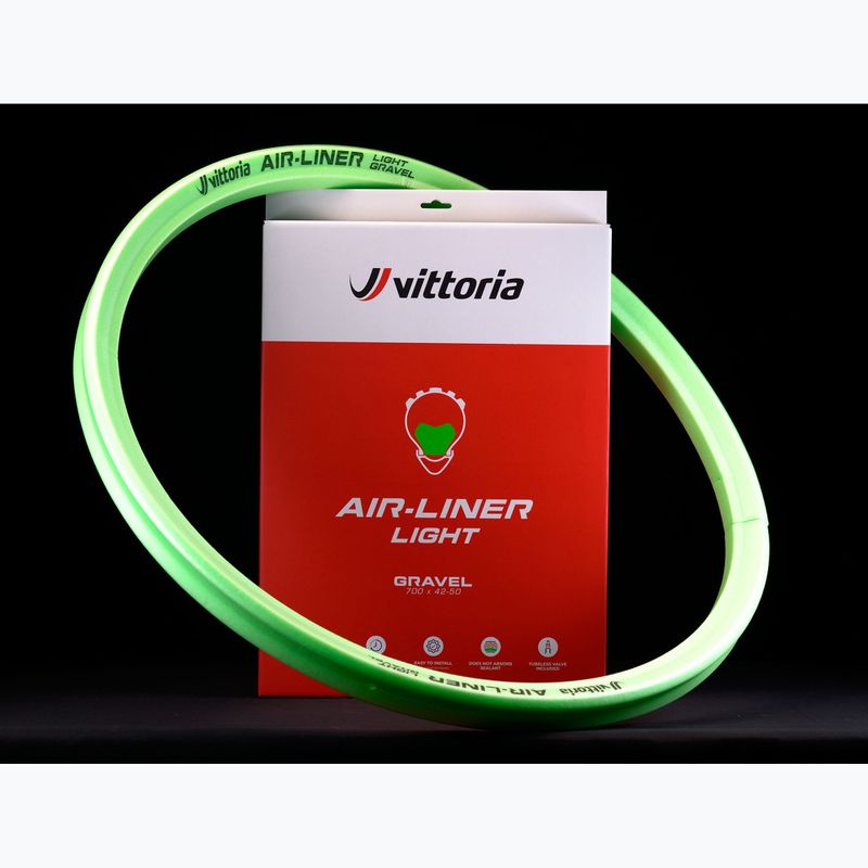 Antiplatt-Einlage Vittoria AirLiner Light Gravel 700 x 37-40C Grün 2