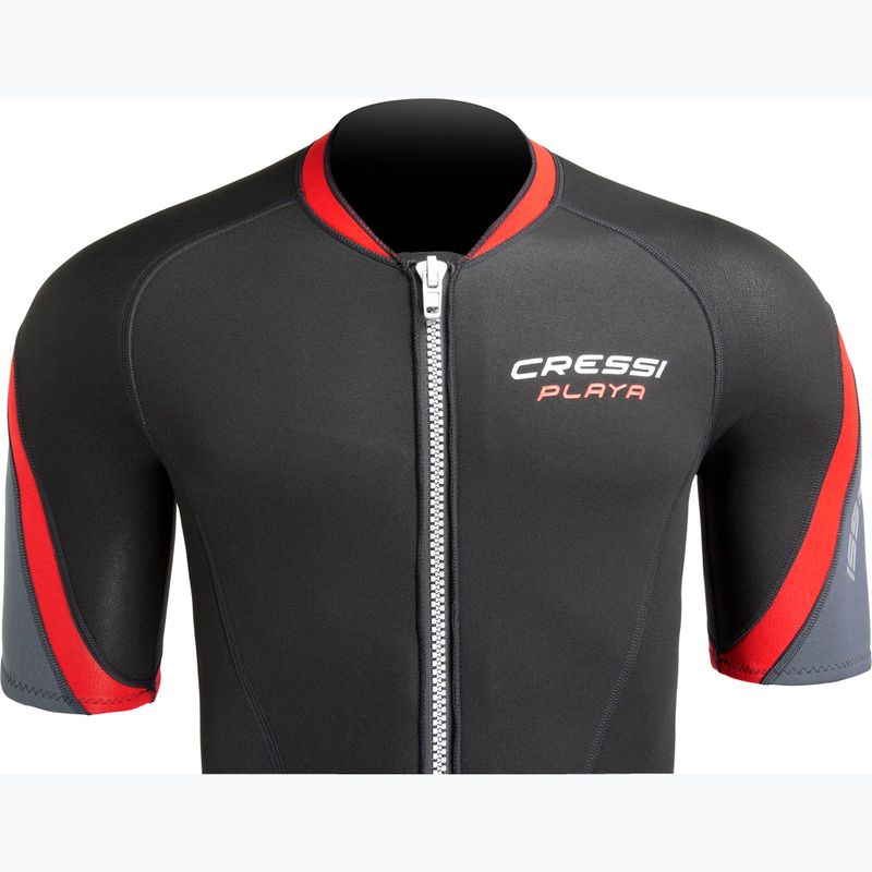 Neoprenanzug für Herren Cressi Playa Shorty 2.5 mm black/red 5