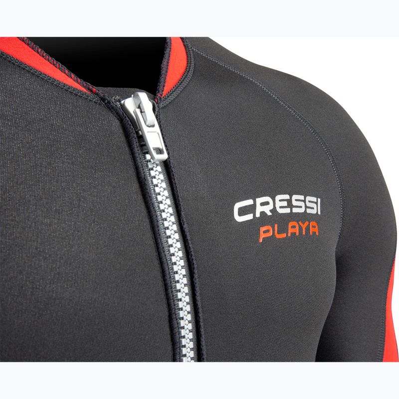 Cressi Playa Shorty 2.5 mm Damen Neoprenanzug schwarz/rot 6