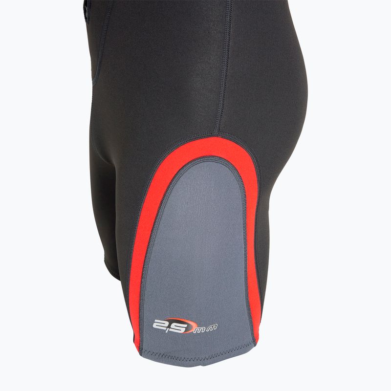 Cressi Playa Shorty 2.5 mm Damen Neoprenanzug schwarz/rot 9