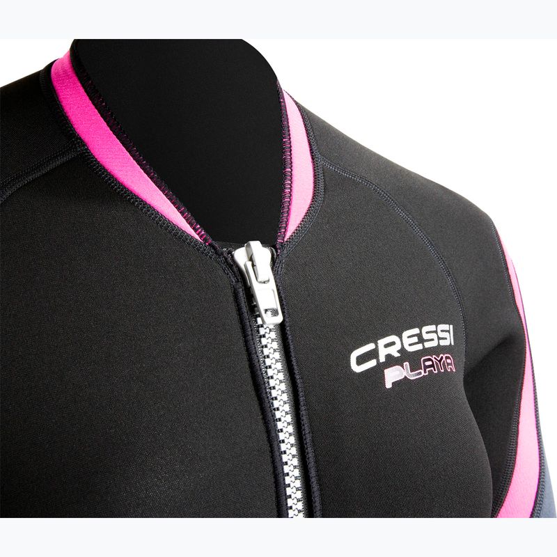 Cressi Playa Shorty 2.5 mm Damen Neoprenanzug schwarz/rosa 6