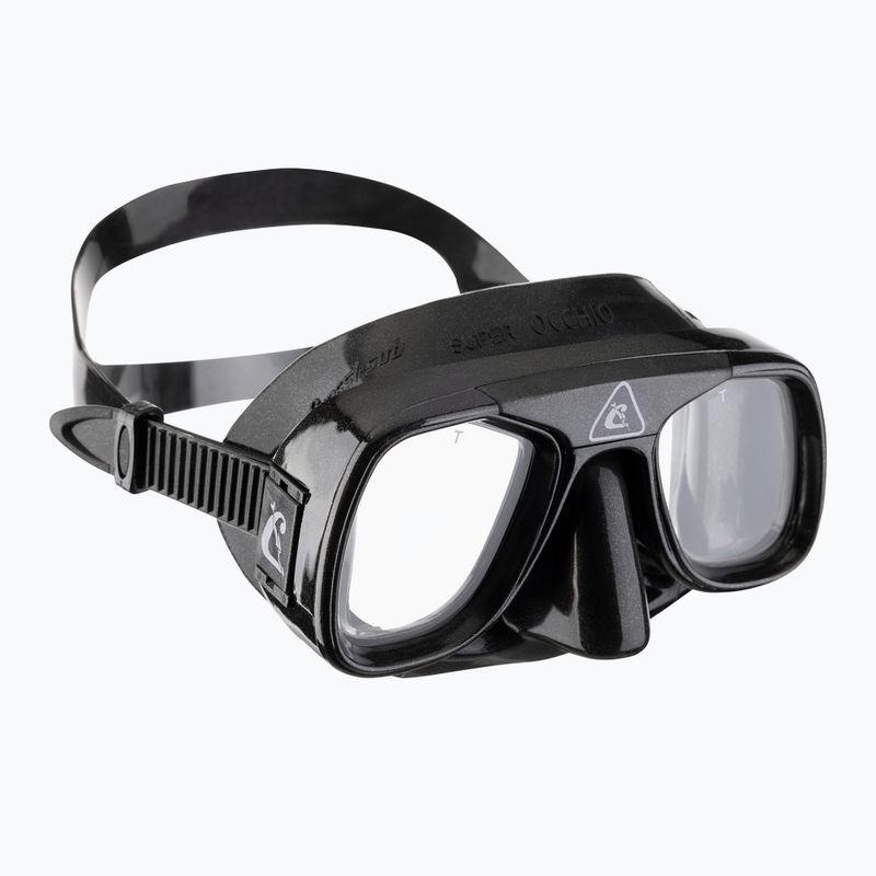 Cressi Superocchio Tauchmaske schwarz/schwarz
