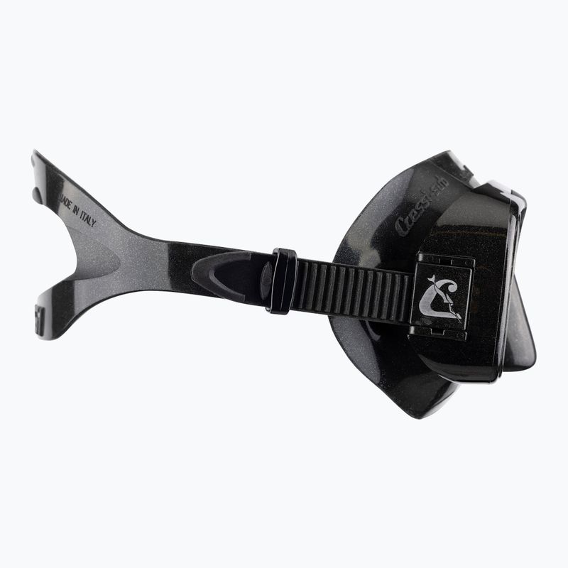 Cressi Superocchio Tauchmaske schwarz/schwarz 3