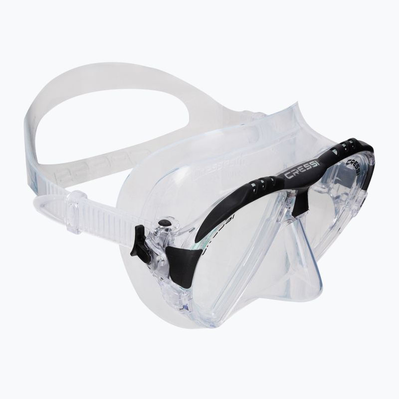 Cressi Matrix Tauchmaske schwarz DS301060