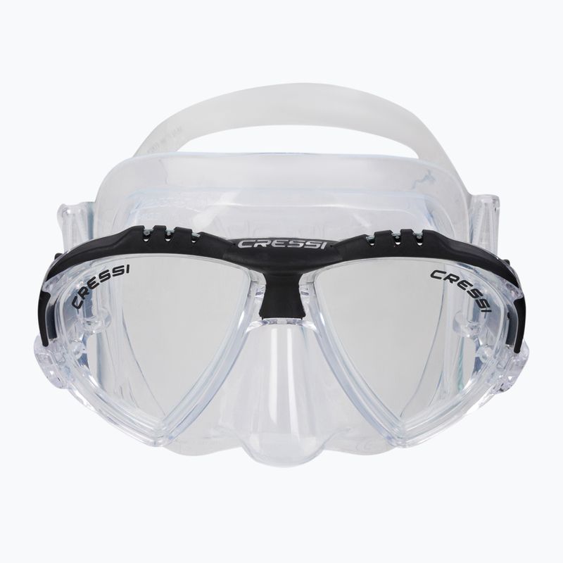 Cressi Matrix Tauchmaske schwarz DS301060 2