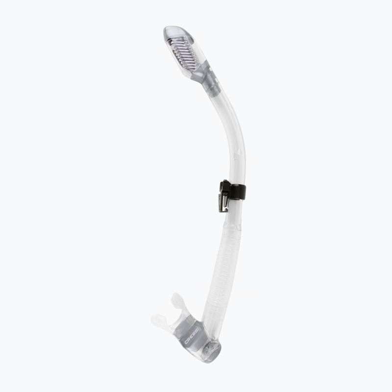 Cressi Dry klar Silber Schnorchel ES259
