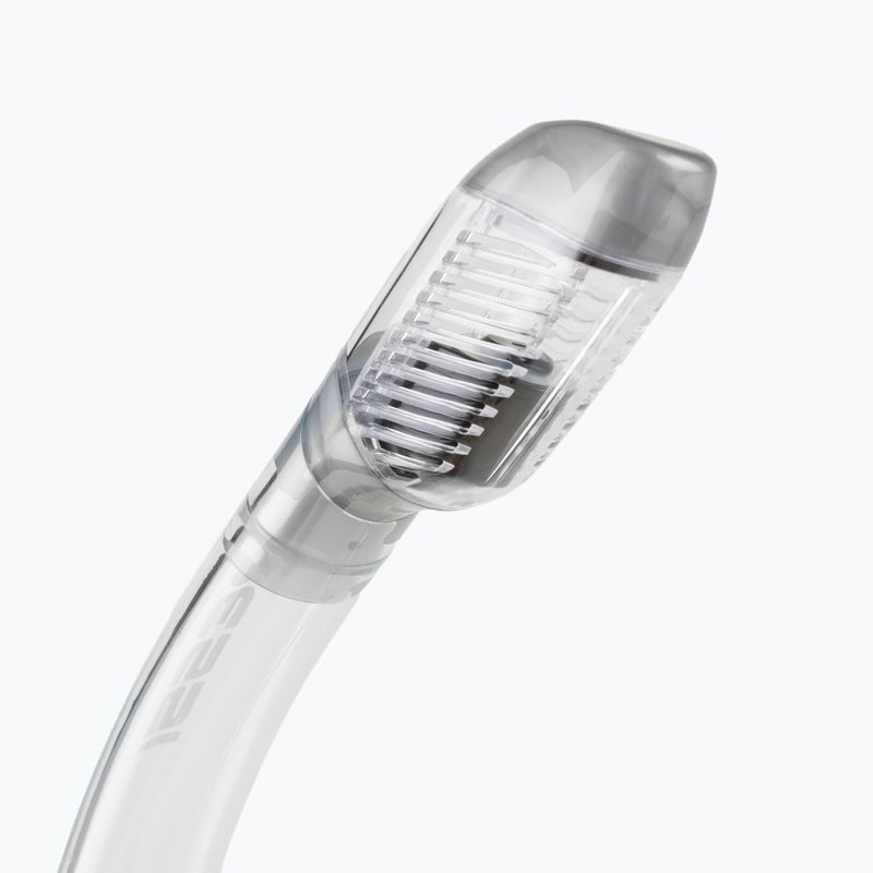 Cressi Dry klar Silber Schnorchel ES259 2