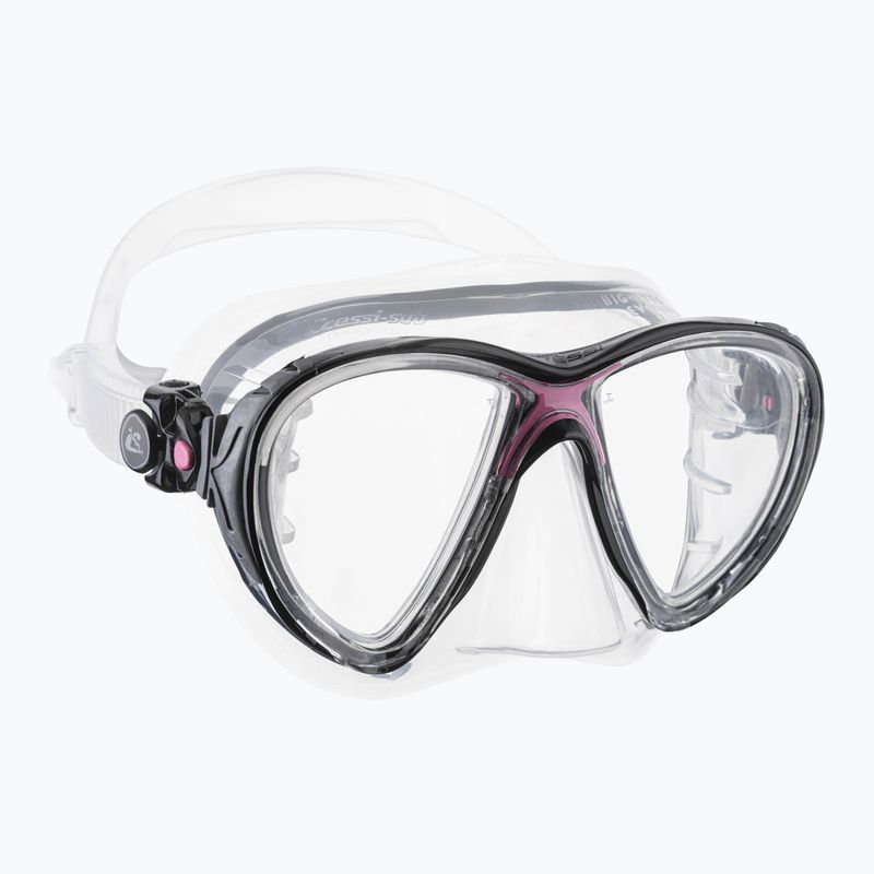 Cressi Big Eyes Evolution klar/rosa Tauchmaske