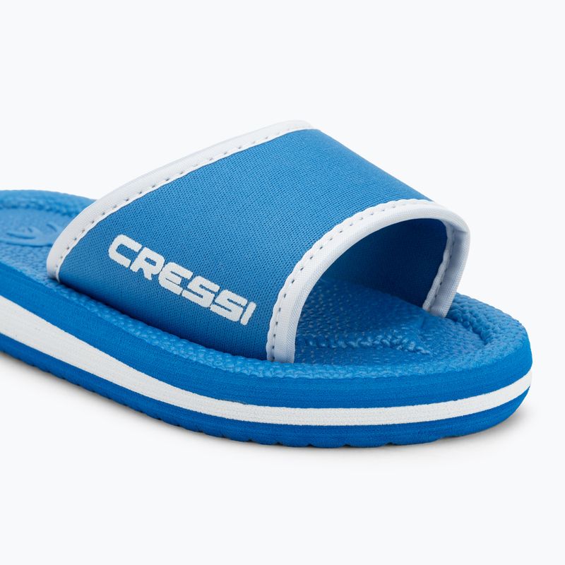 Cressi Lipari azurblaue/weiße Kinder-Flip-Flops 7