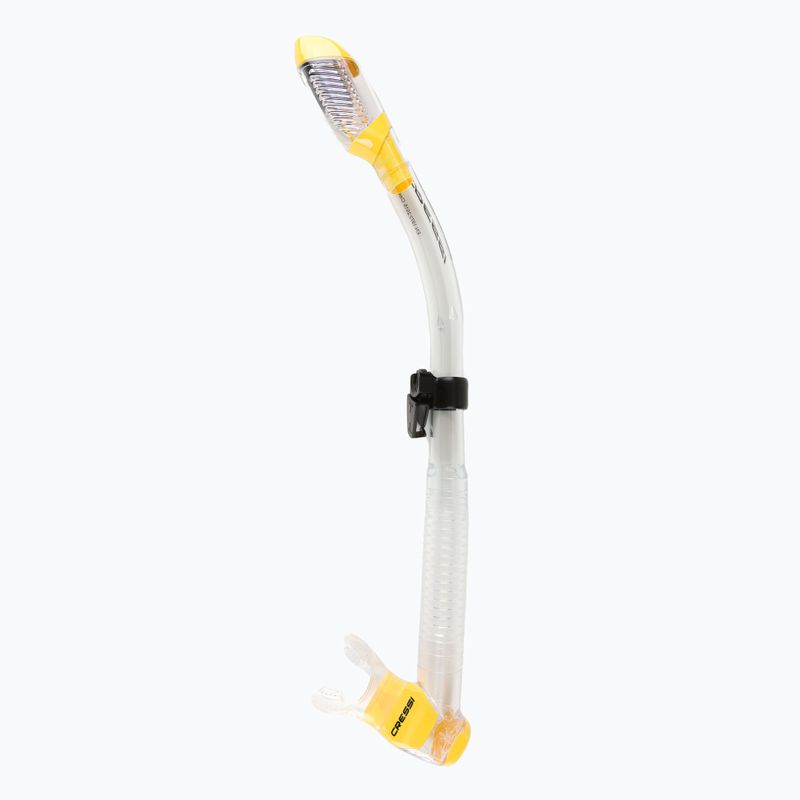 Cressi Dry klar gelb Schnorchel ES259