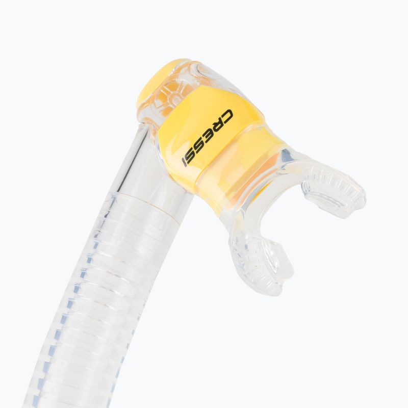 Cressi Dry klar gelb Schnorchel ES259 3