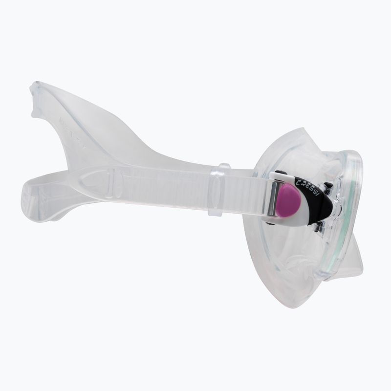 Cressi Kinderschnorchelset Marea Jr Maske + Schnorchel Top klar rosa DM1000064 3