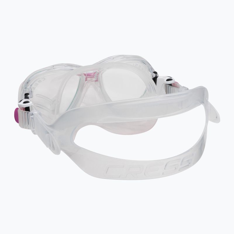 Cressi Kinderschnorchelset Marea Jr Maske + Schnorchel Top klar rosa DM1000064 4