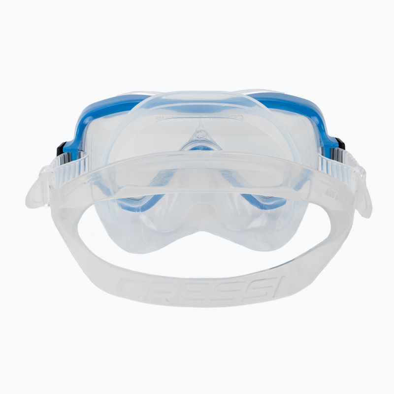 Cressi Ondina Kinderschnorchelset + Top Maske + Schnorchel klar blau DM11132 5