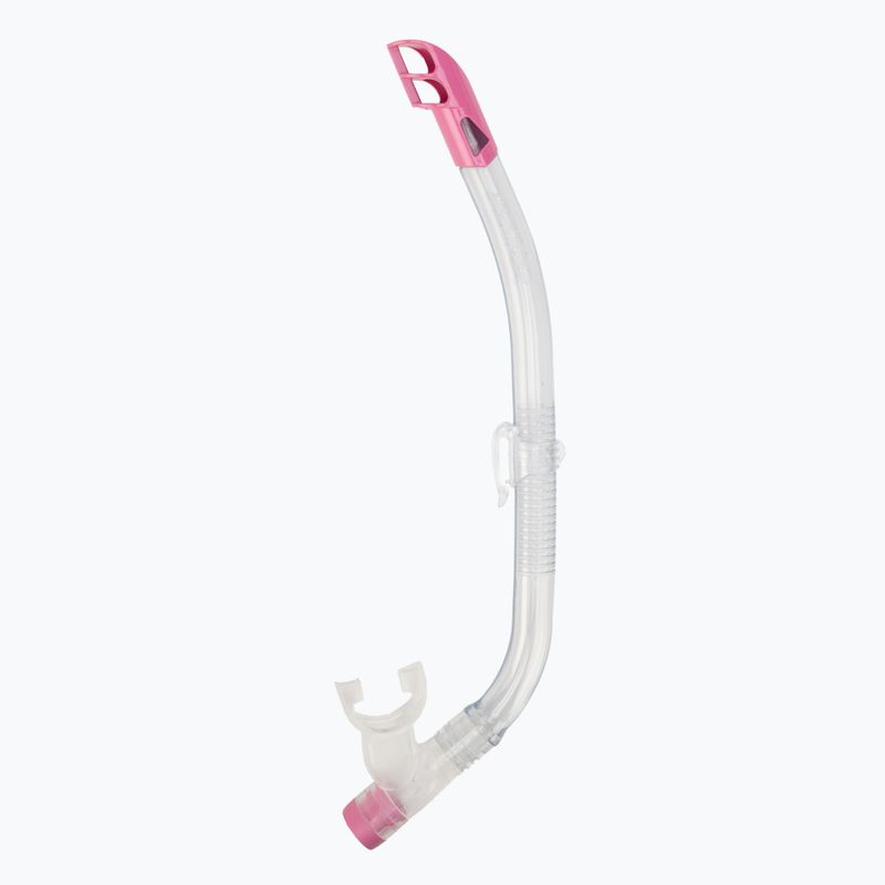Cressi Ondina Kinder-Schnorchel-Set + Top-Maske + Schnorchel klar rosa DM11134 6
