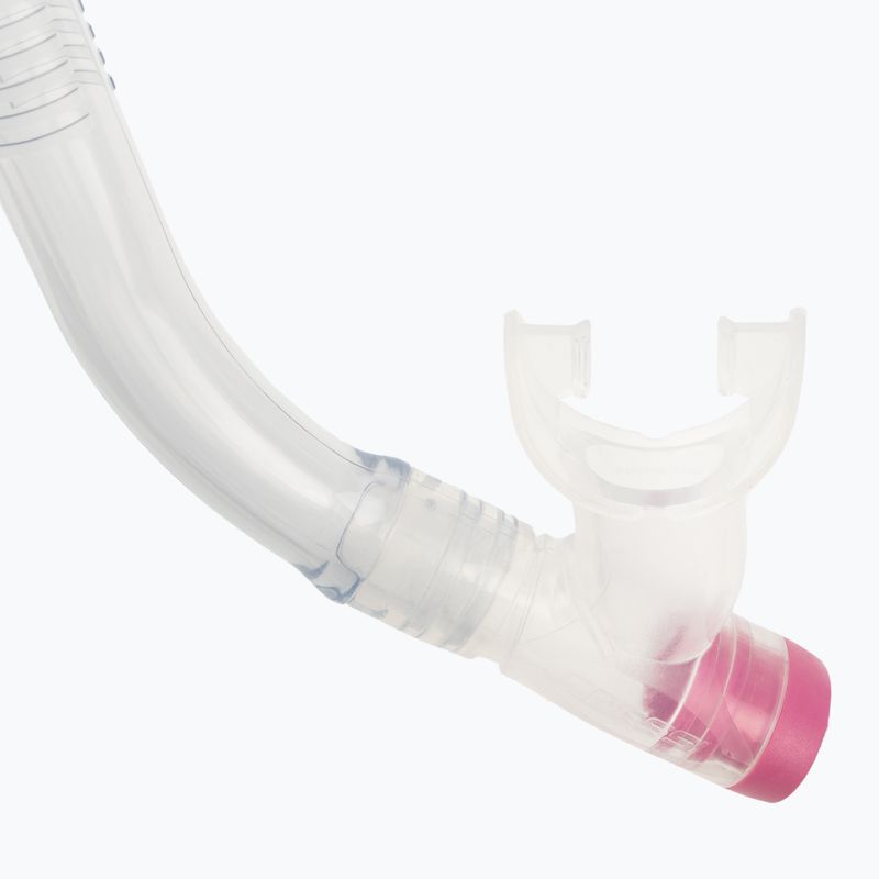 Cressi Ondina Kinder-Schnorchel-Set + Top-Maske + Schnorchel klar rosa DM11134 8