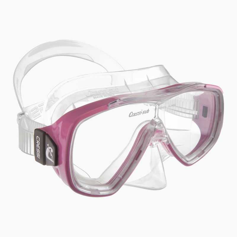 Cressi Onda klar/rosa Tauchmaske