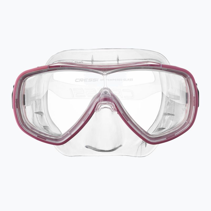 Cressi Onda klar/rosa Tauchmaske 2