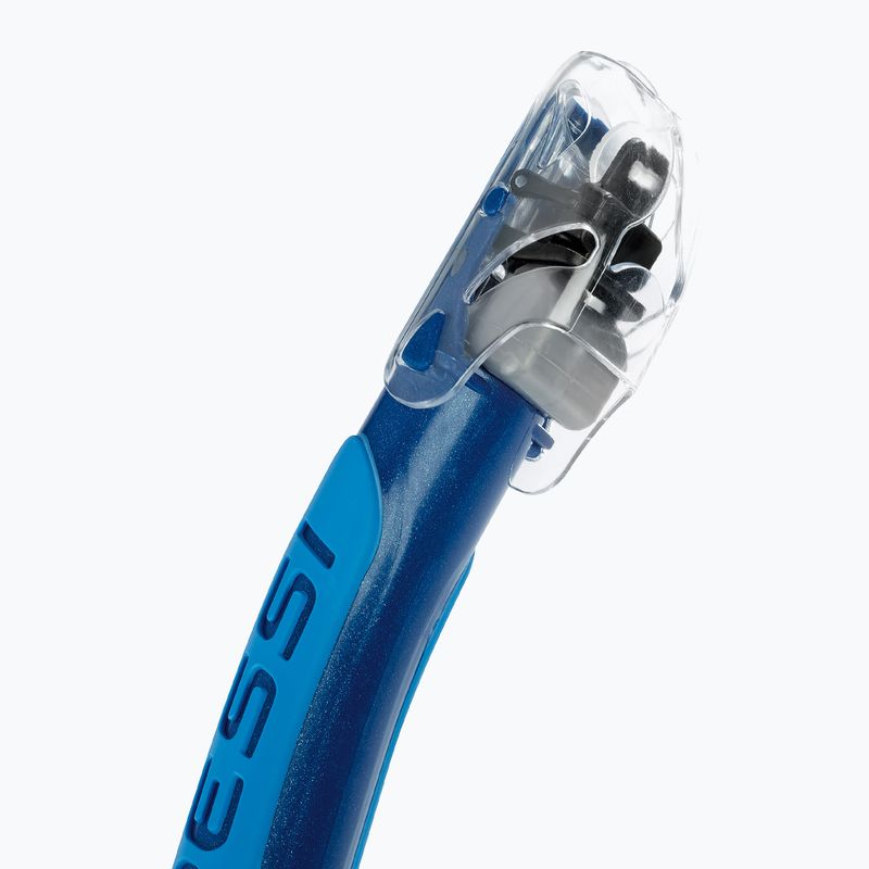 Cressi Alpha Ultra Dry Schnorchel blau ES258020 5