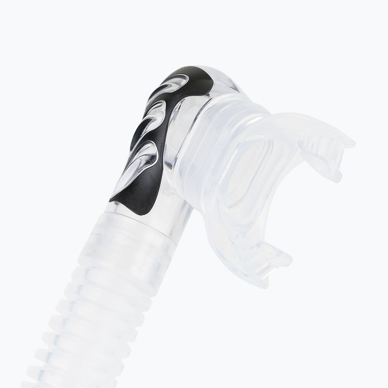 Cressi Alpha Ultra Dry schwarz/silber Schnorchel ES258 3