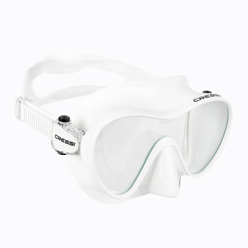 Tauchmaske Cressi F1 weiß ZDN283