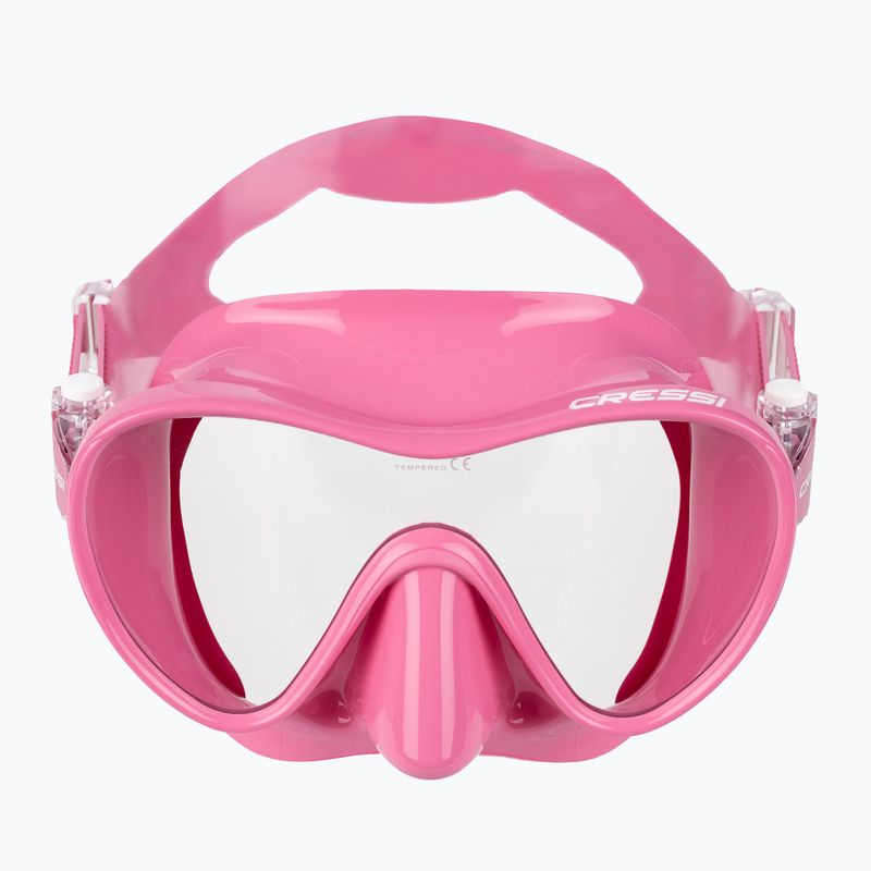 Cressi F1 Tauchmaske rosa ZDN284000 2