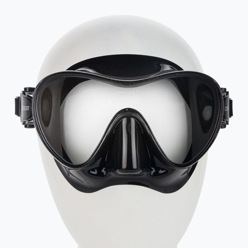 Cressi F1 Small Tauchmaske schwarz ZDN311050 2