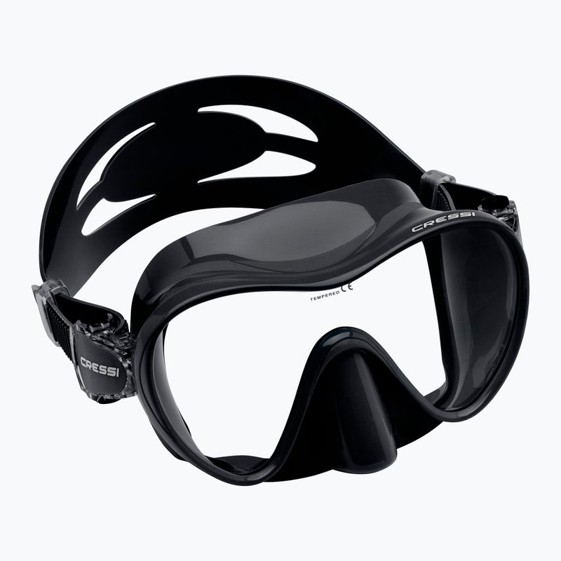 Cressi F1 Small Tauchmaske schwarz ZDN311050 5