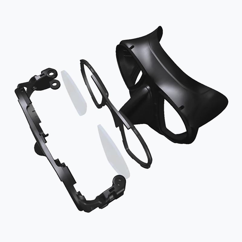 Cressi Nano Tauchmaske schwarz/schwarz/silber 4