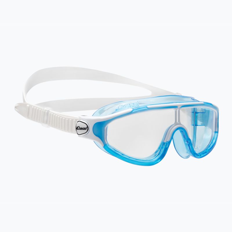 Cressi Baloo Kinderschwimmmaske weiß und blau DE203220