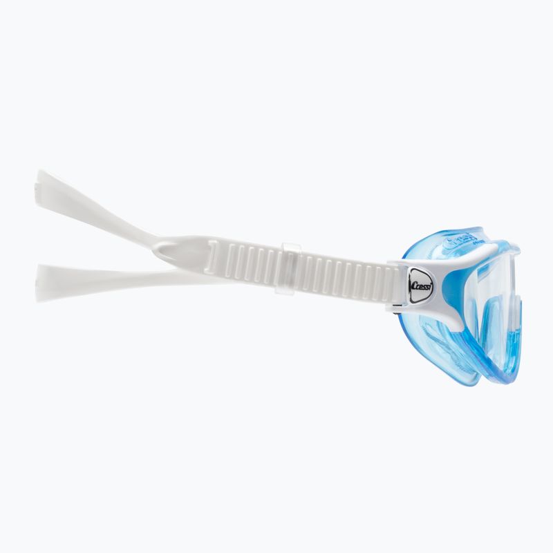 Cressi Baloo Kinderschwimmmaske weiß und blau DE203220 3