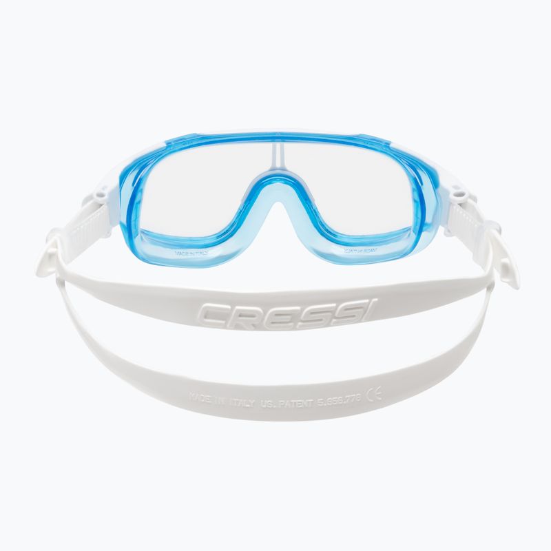 Cressi Baloo Kinderschwimmmaske weiß und blau DE203220 5