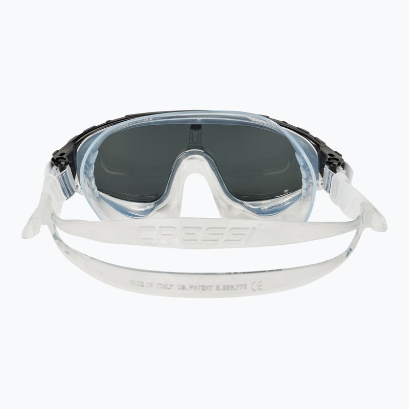 Cressi Skylight klar/schwarz grau verspiegelte Schwimmmaske 5