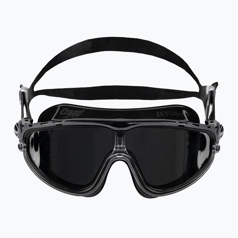 Bademaske Cressi Skylight grau-schwarz DE23475 2