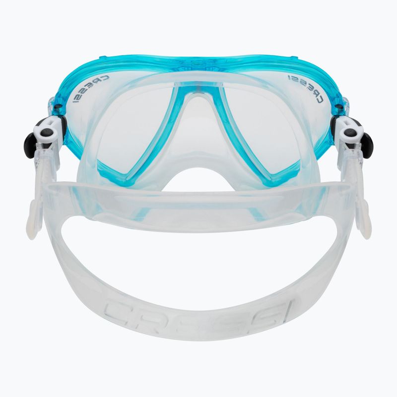 Cressi Schnorchelset Ocean Maske + Gamma Schnorchel klar blau DM1000113
