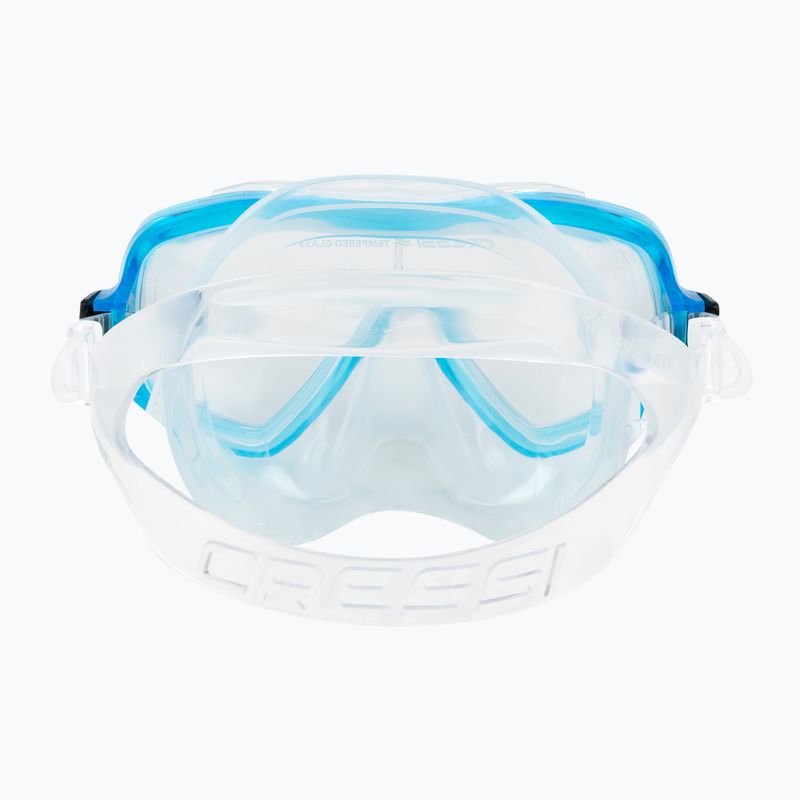 Cressi Ondina Kinderschnorchelset + Top Maske + Schnorchel Klar Aquamarin DM11133 5