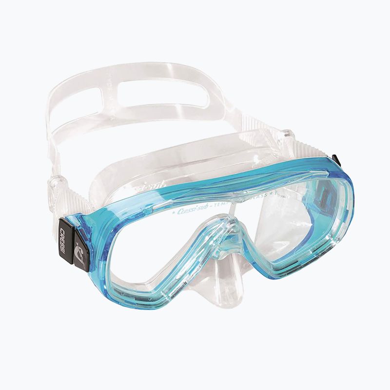 Cressi Ondina Kinderschnorchelset + Top Maske + Schnorchel Klar Aquamarin DM11133 10