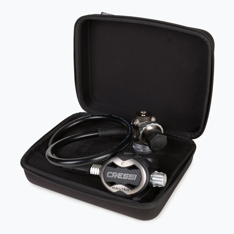 Cressi Master T10-SC Cromo Tauchregler schwarz HX840100 2