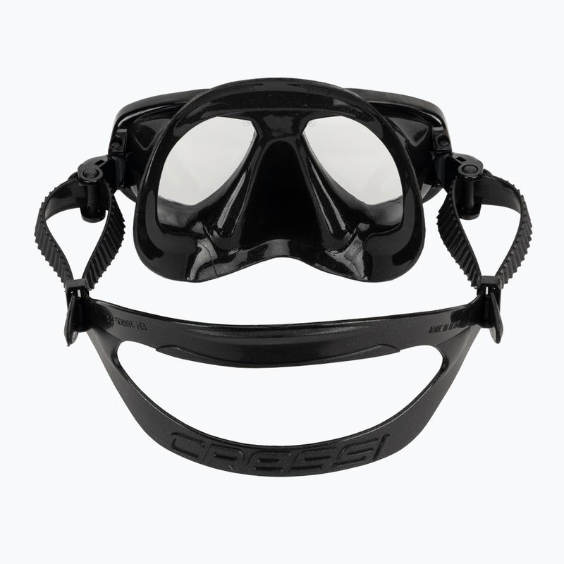 Cressi Marea + Gamma schwarzes Tauchset 5