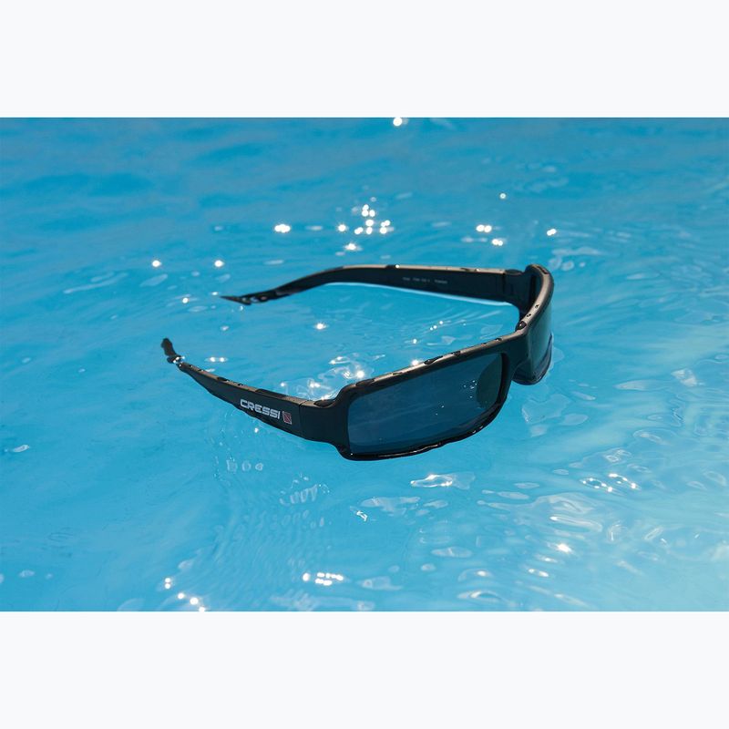 Cressi Ninja Floating schwarz/blau verspiegelte Sonnenbrille
