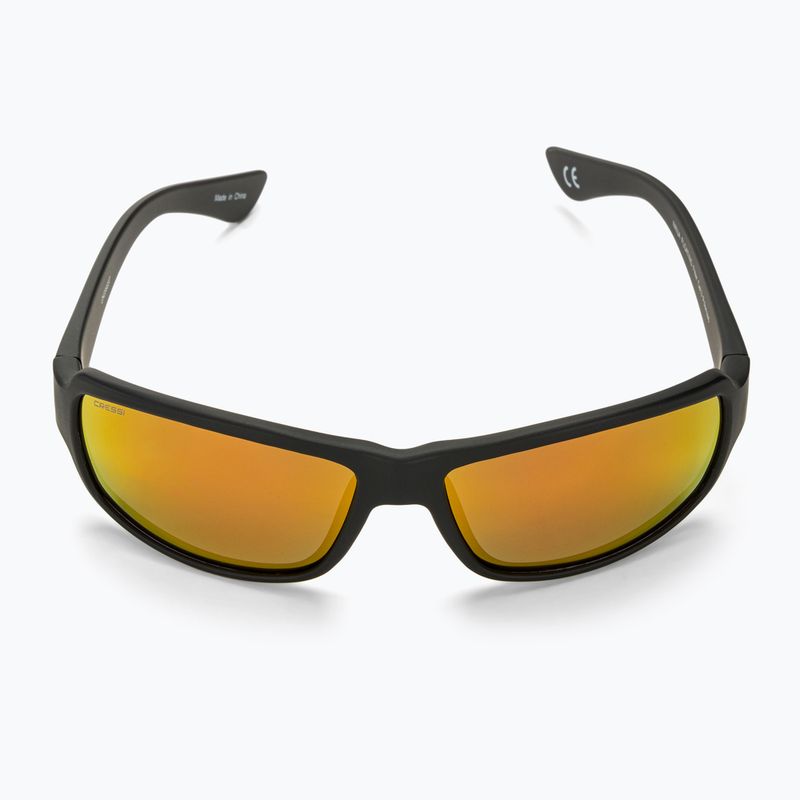 Cressi Ninja Floating schwarz/orange verspiegelte Sonnenbrille