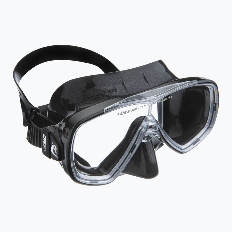 Cressi Onda Tauchmaske schwarz/schwarz