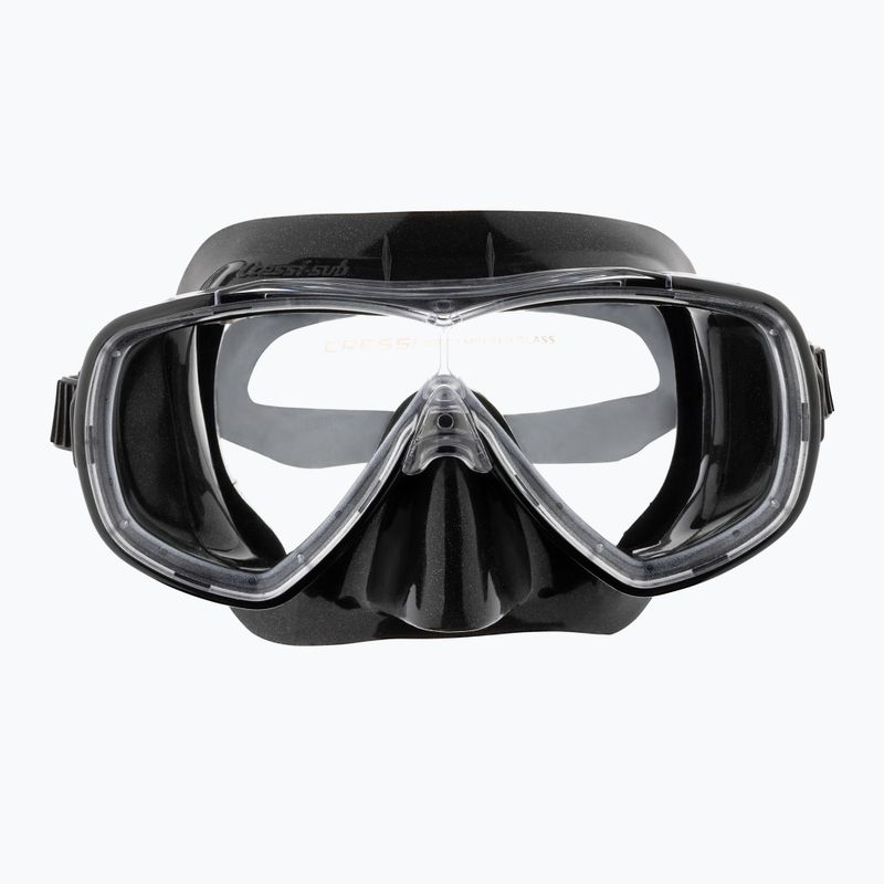 Cressi Onda Tauchmaske schwarz/schwarz 2