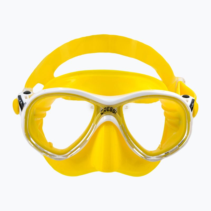 Cressi Marea Kindertauchmaske gelb DN284010 2