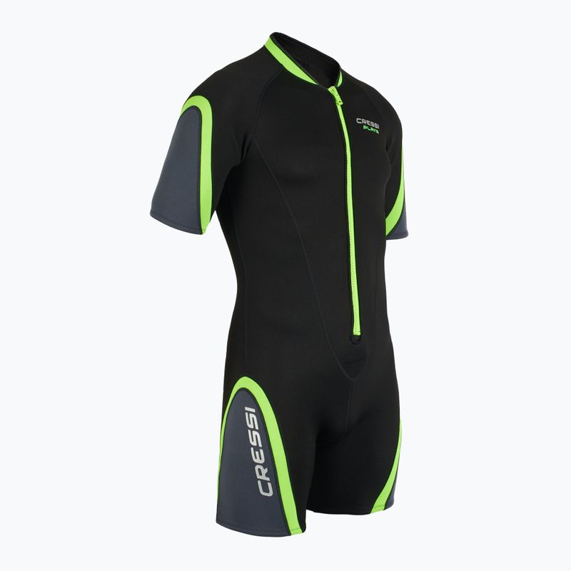 Herren Cressi Playa Shorty 2.5 mm schwarz/kalk Neoprenanzug